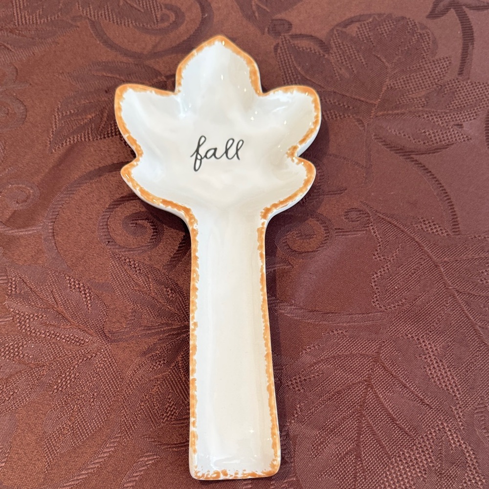 🍁NWOT Rae Dunn Ceramic Spoon Rest